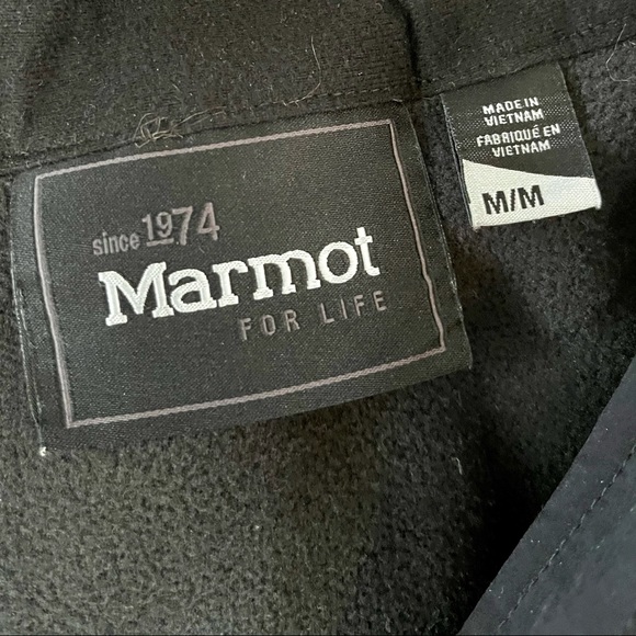 Marmot Faux Fur Hooded Gortex Vest M - Picture 5 of 10